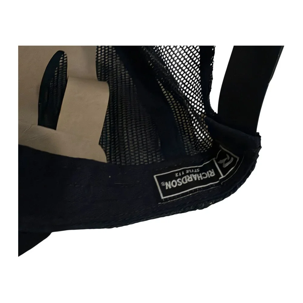Benchmade Trucker Hat Mens Navy Blue Richardson 112 Butterfly Logo Snapback